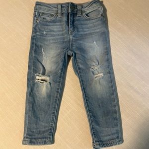 AG Distressed Baby Jeans